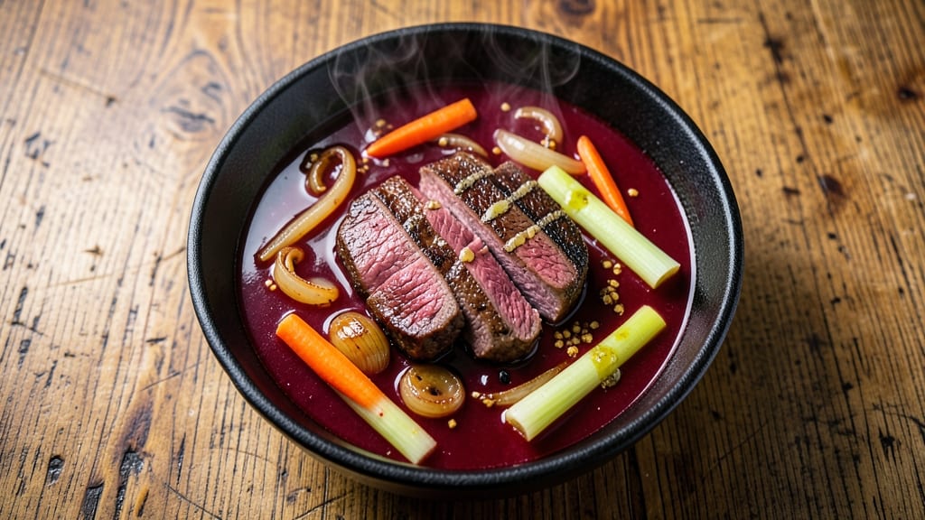 Black Angus Restaurant-Style Steak Soup Recipe: Rich Beef Broth With Tender Chunks