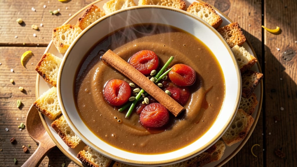 Apricot Soup Recipe: Silky Sweetness With Crispy Topping Magic
