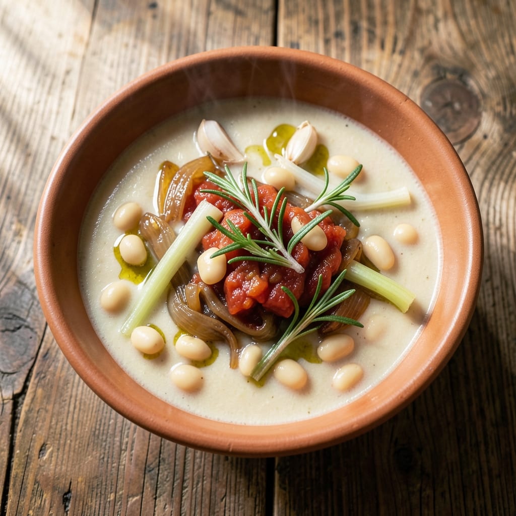 Alessi Tuscan White Bean Soup Recipe: Rosemary-Kissed Creaminess in One Pot