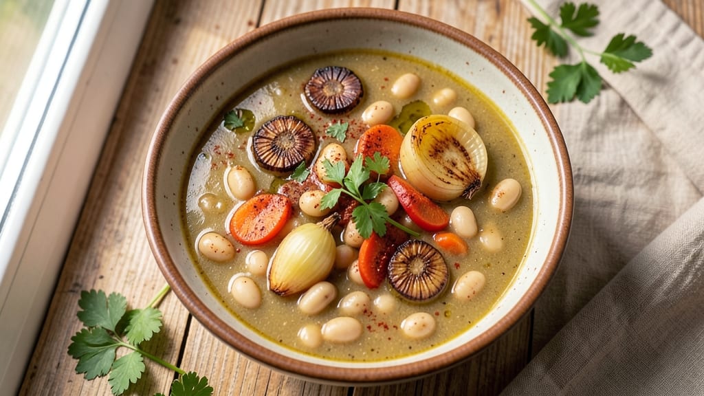 Basque Bean Soup Recipe: Smoky Paprika and Garlic-Roasted Bean Richness
