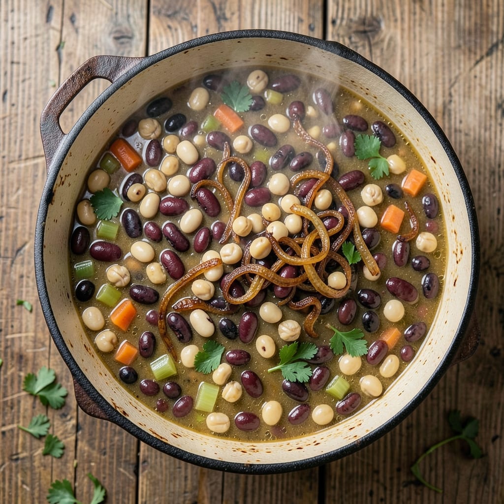 15 Bean Soup Recipe Dutch Oven: Pantry Staples Simmered to Deep Umami Richness