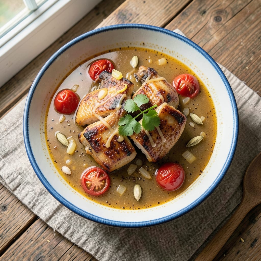 Afghani Chicken Soup Recipe: Cardamom-Spiced Warmth with Tender Lamb Chunks