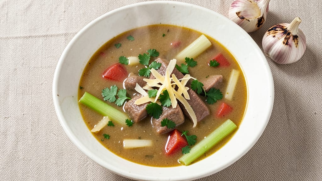 Bone Marrow Broth Soup Recipe: Rich Umami Depth From Slow-Simmered Bones
