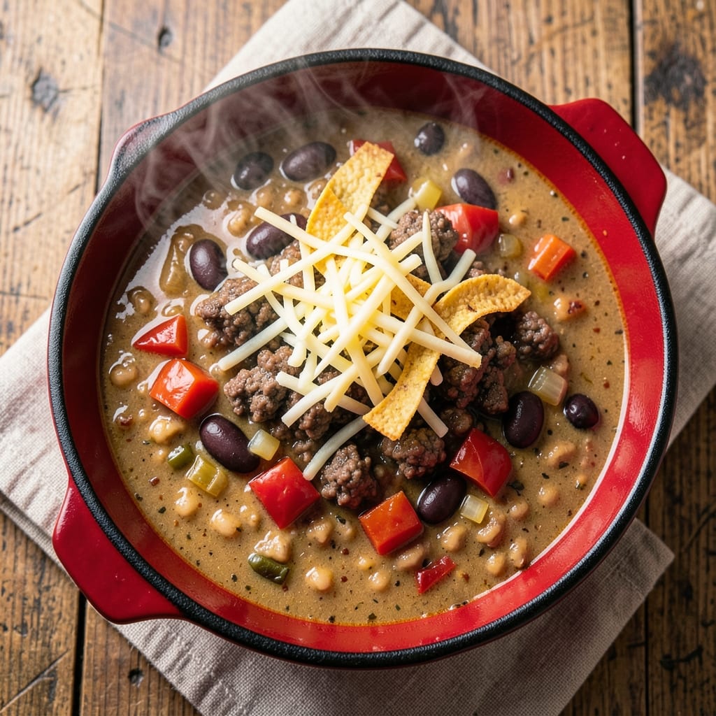 7-Can Taco Soup Recipe With Rotel: One-Pot Fiesta with Bold Spice Crunch