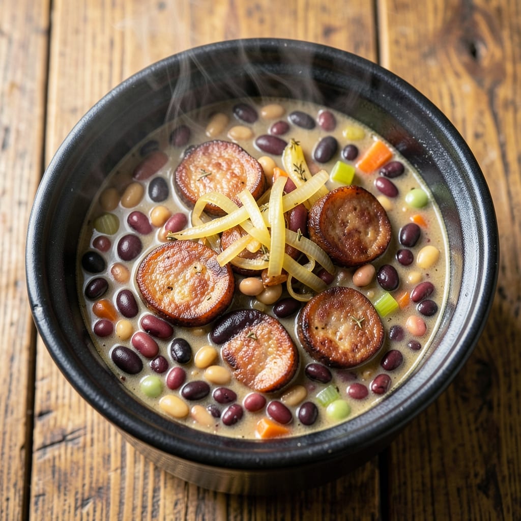 15 Bean Soup Recipe with Sausage Crock Pot: Smoky Sausage and 15 Legumes in One Pot