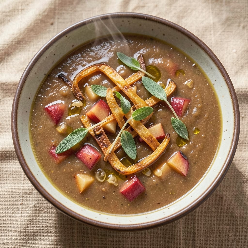 Acorn Squash and Apple Soup Recipe: Spiced Sweetness With Toasted Seed Crunch