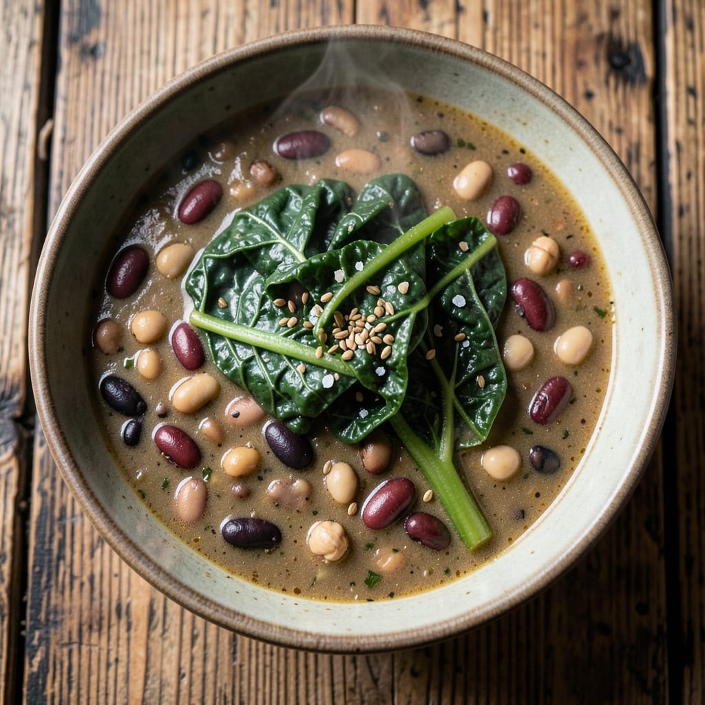 15 Bean Soup With Collards Recipe: Slow-Simmered Collard Crunch and Smoky Depth