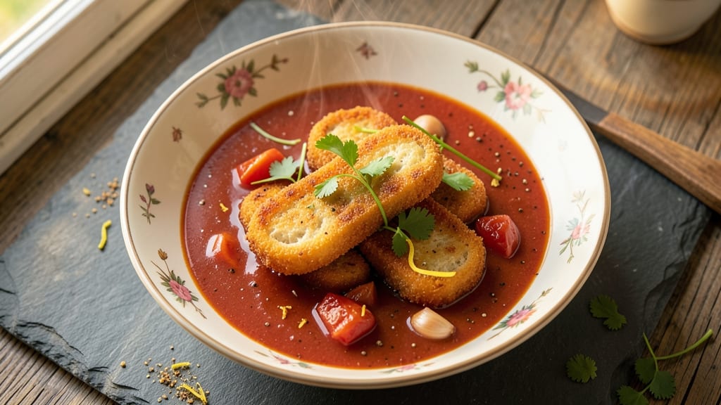 Bonda Soup Recipe: Crispy Fried Dumplings in Spiced Broth