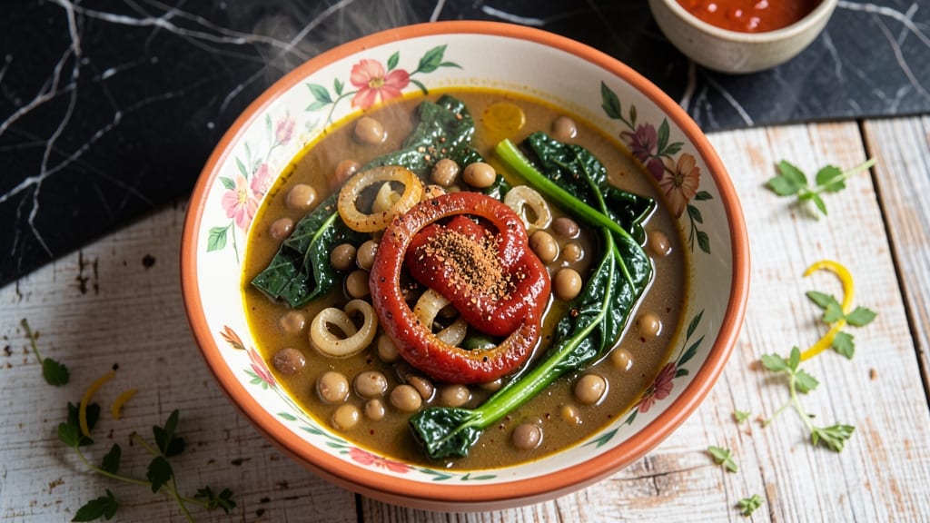 Black Eyed Peas and Collards Soup Recipe: Smoky-Spiced Soul Food in One Pot