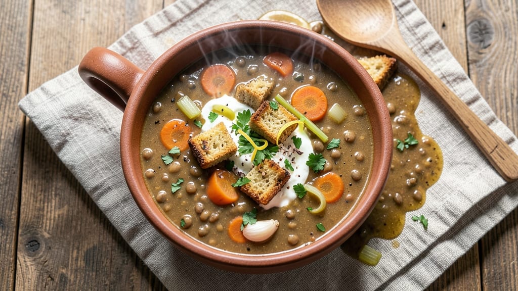 America's Test Kitchen Lentil Soup Recipe: Crispy Celery Crowns Over Silky Broth Magic
