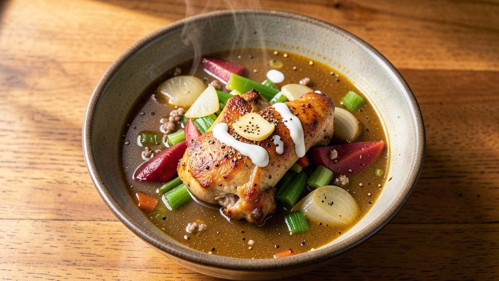 Chicken Soup Indian Recipe: Turmeric-Ginger Spiced Comfort with Tender Shreds