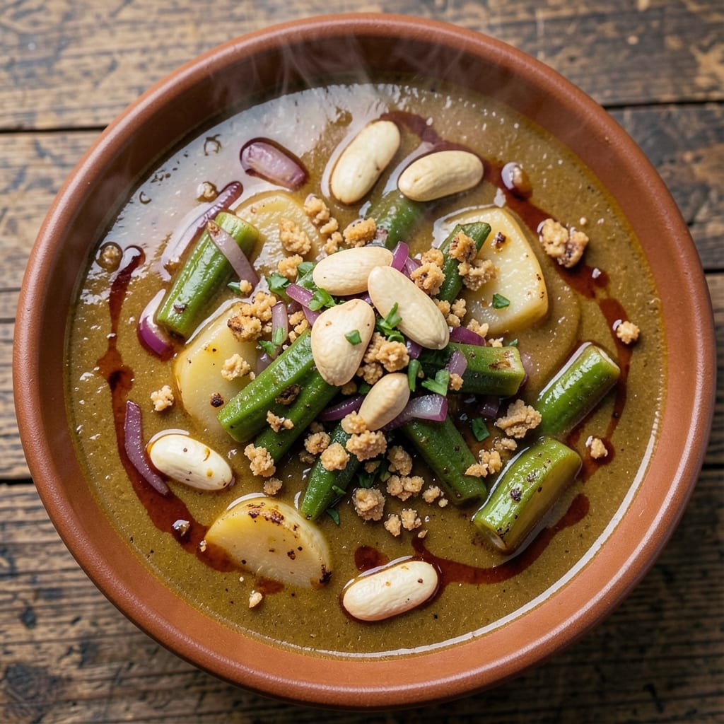 African Yam Soup Recipe: Smoky Palm Oil and Peanut Richness