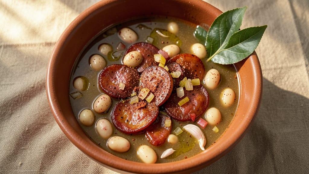 Authentic Portuguese Soup Recipe: Canelled Garlic and Chorizo Comfort