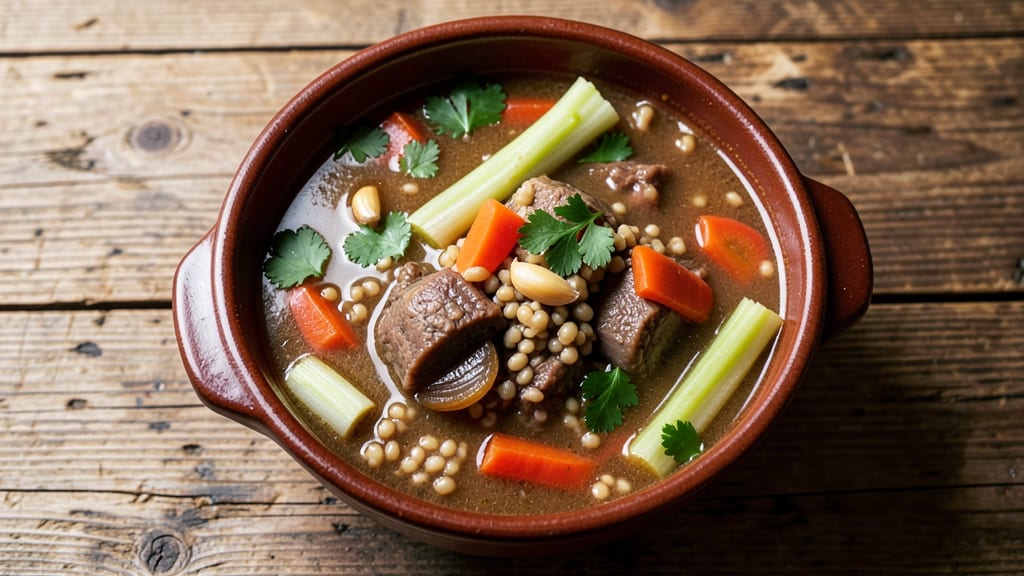 Beef Bone Barley Soup Recipe: Slow-Simmered Richness With Hearty Crunch