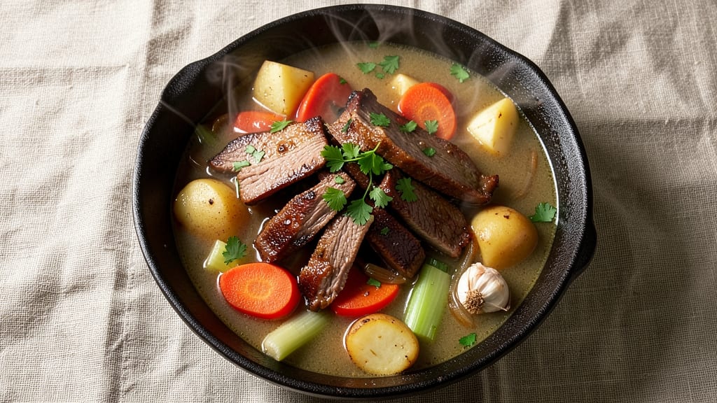 Beef Brisket Vegetable Soup Recipe: Slow-Cooked Richness With Fall-Apart Meat