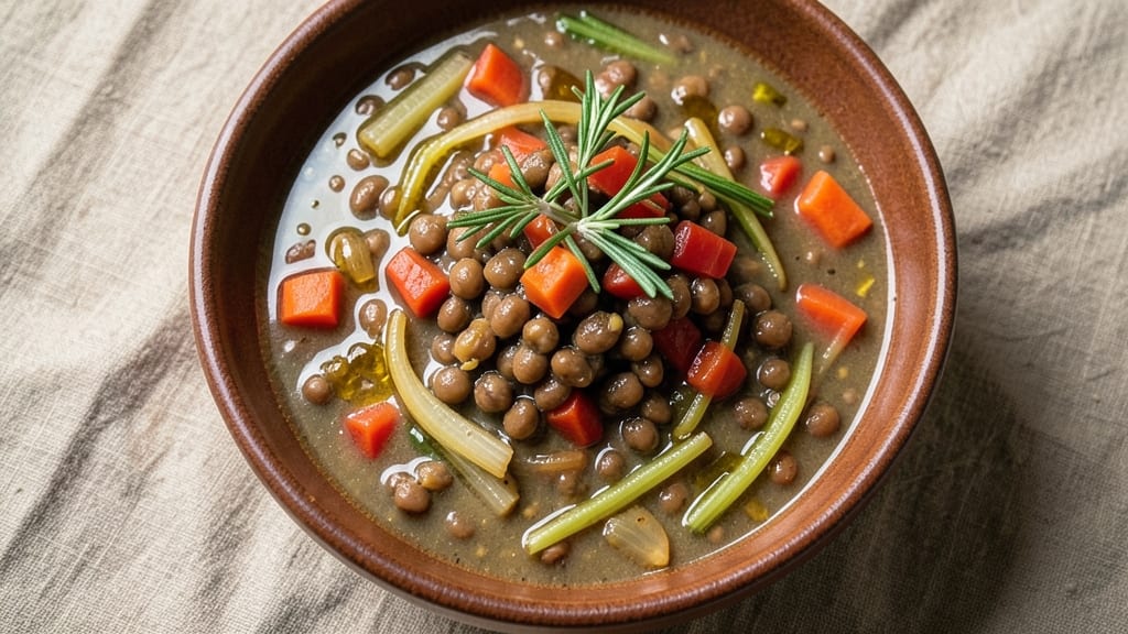 Blue Zone Lentil Soup Recipe: Longevity-Boosting Herbs and Silky Texture