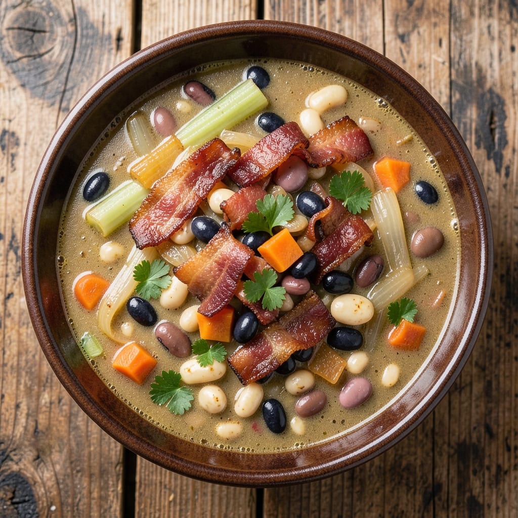15 Bean Soup Recipe With Bacon: Smoky Bacon-Cured Depth in One Pot