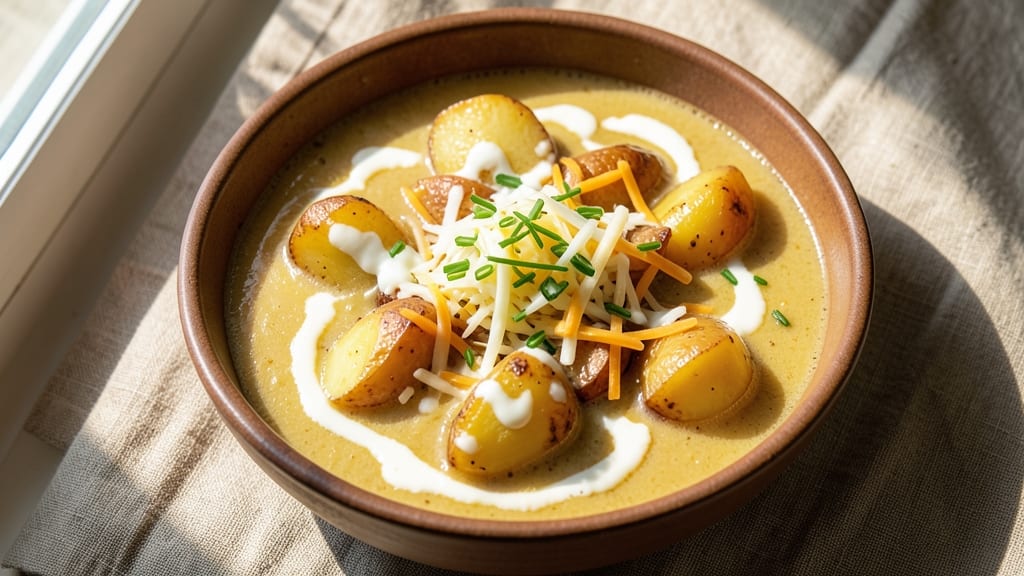 Best Baked Potato Soup Recipe Ever: Cheesy Pull-Apart Crust Magic