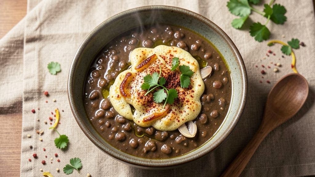 Black Lentil Soup Recipe Vegan: Earthy Umami Depth Without Meat