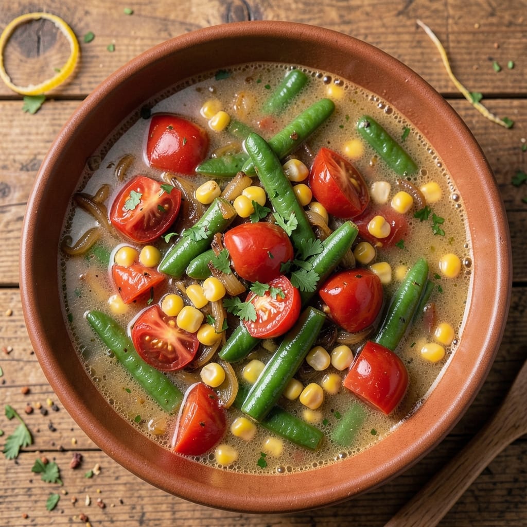 7 Can Vegetable Soup Recipe: Layered Vegetable Symphony with Zero Waste