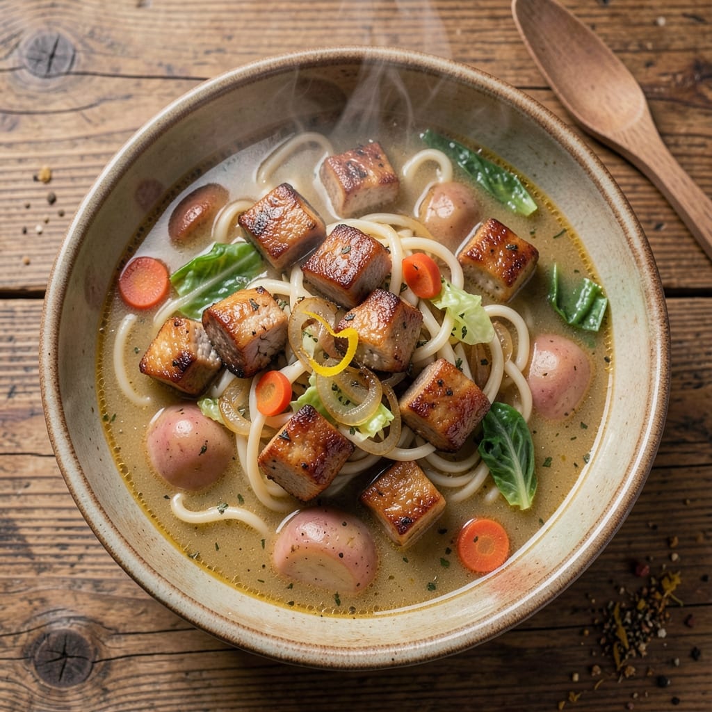 1 Ton Soup Recipe: Slow-Simmered Pantry Magic with Crispy Top