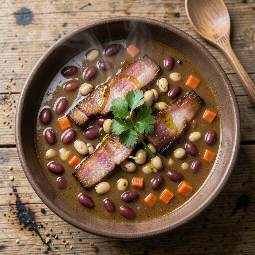 3 Bean and Ham Soup Recipe: Pantry-to-Pot Smoky Comfort