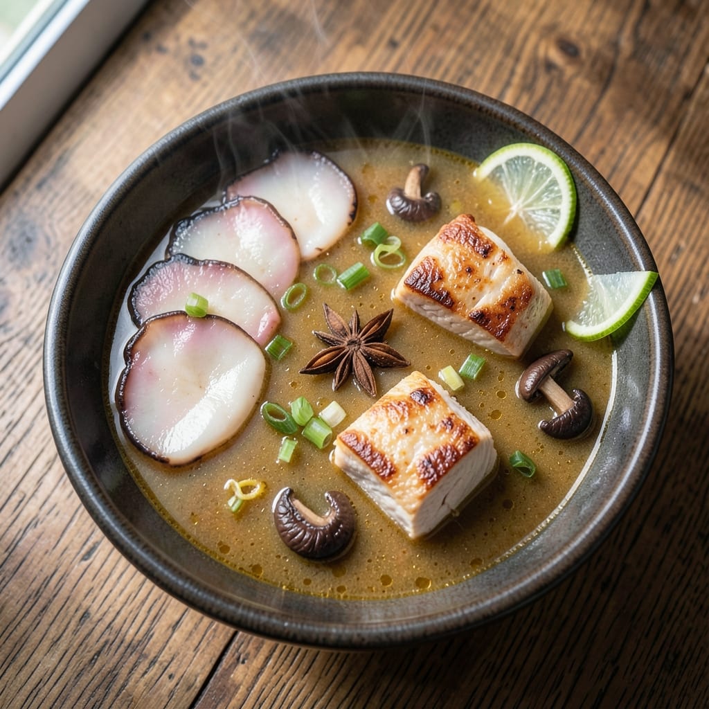 Abalone Chicken Soup Recipe: Luxurious Brackish Depth Meets Herbal Brightness