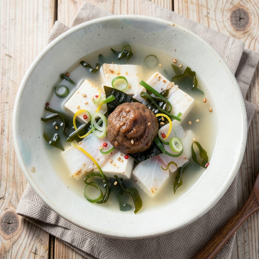 Akadashi Miso Soup Recipe: Umami-Rich Dashi with Tofu and Wakame