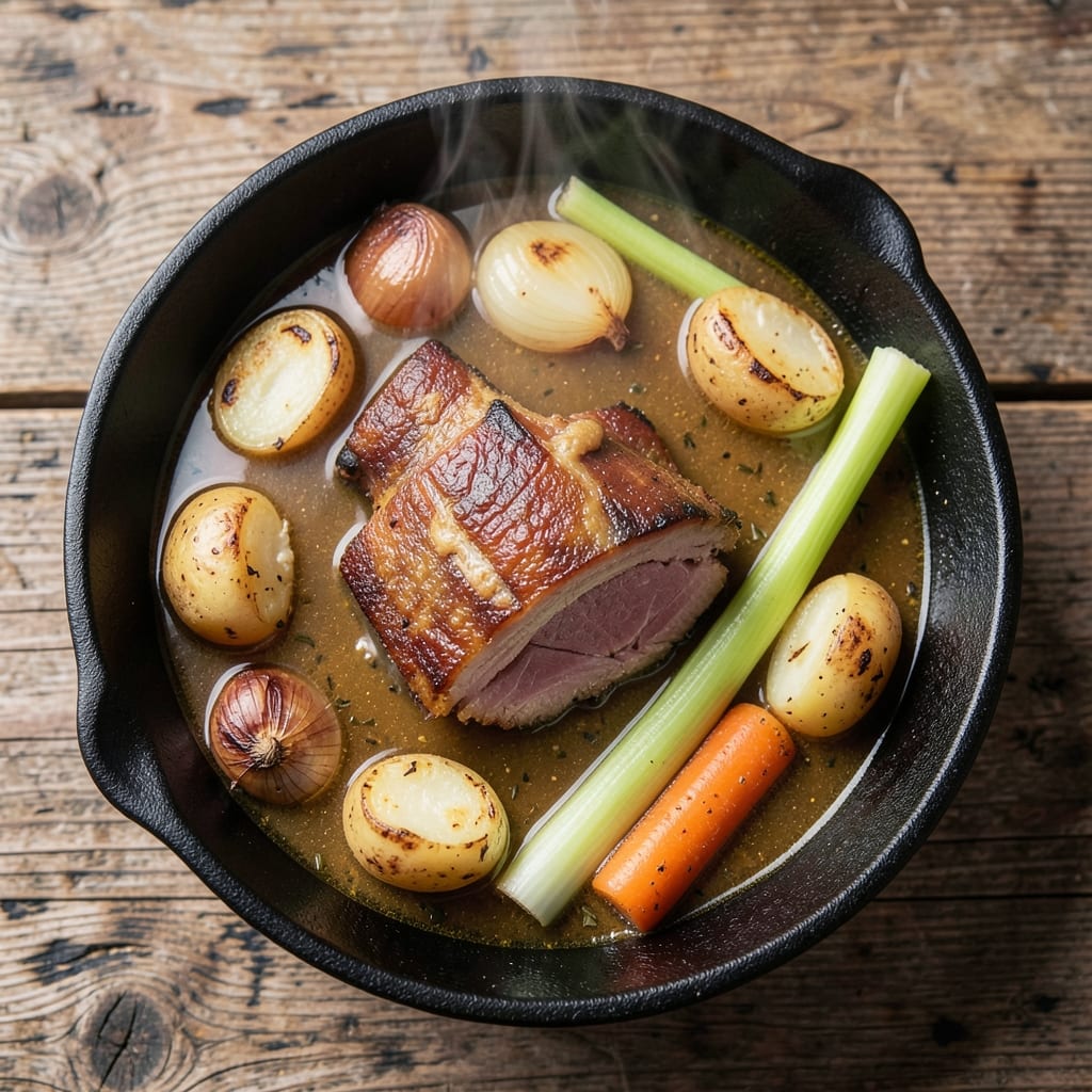 2 by 4 Soup Recipe: Slow-Simmered Ham and Potato Richness