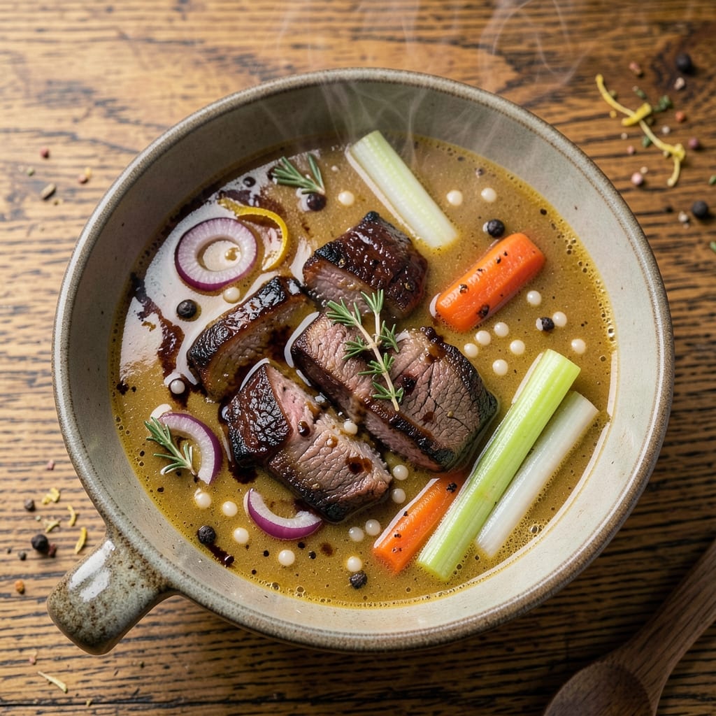 54th Street Steak Soup Recipe: Smoky Beef and Barley Velvety Depth