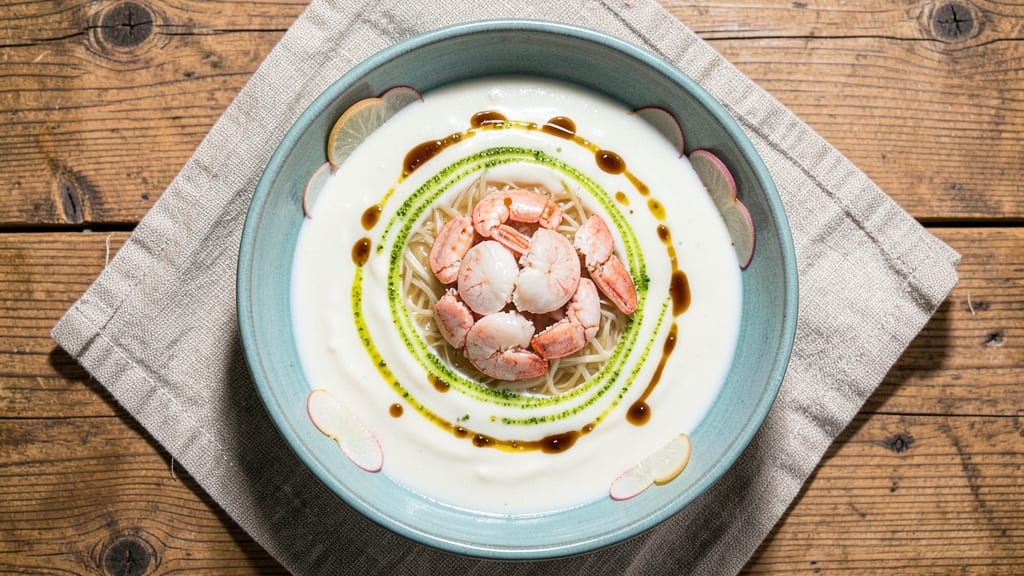 Blue Sushi Coconut Crab Soup Recipe: Tropical Luxury With Silky Crab and Crispy Garnish