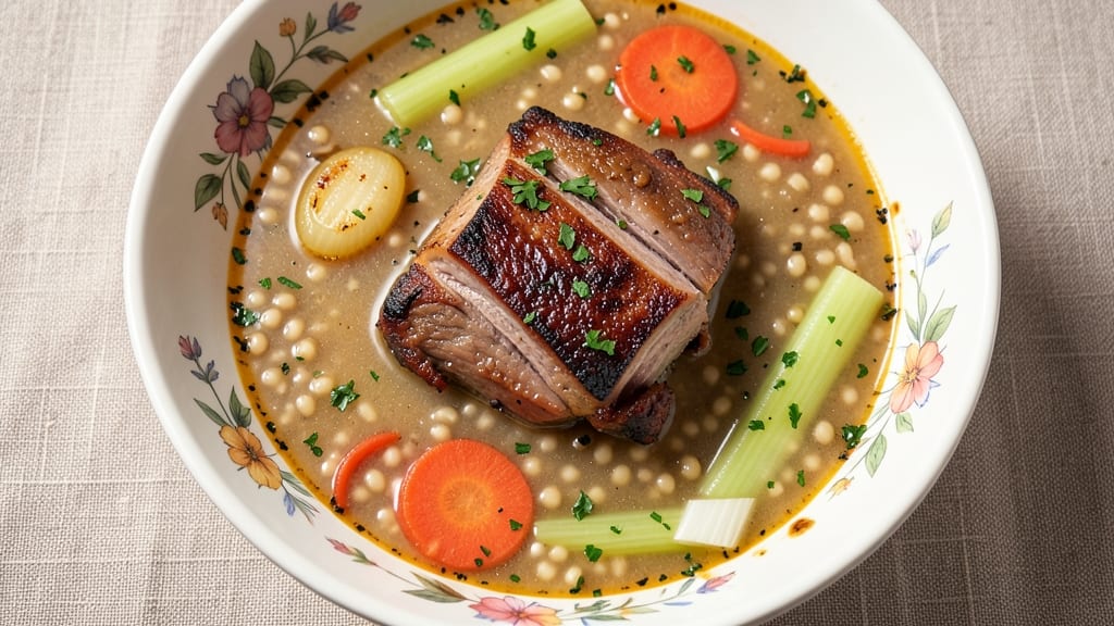 Natasha's Kitchen Beef Barley Soup Recipe: Deep Umami Broth with Tender Beef and Pearl Barley