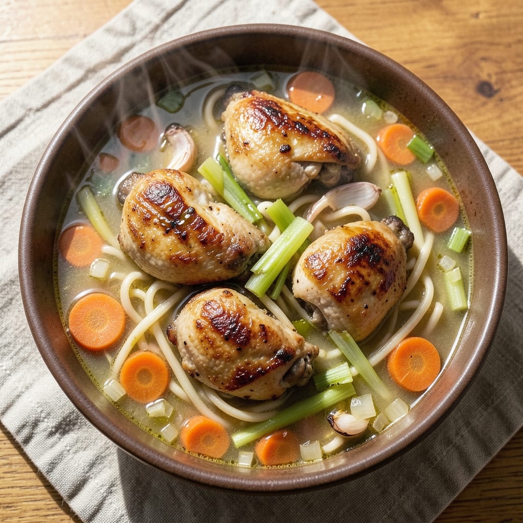 Alix Earle's Chicken Noodle Soup Recipe: Herbed Broth Magic in One Pot