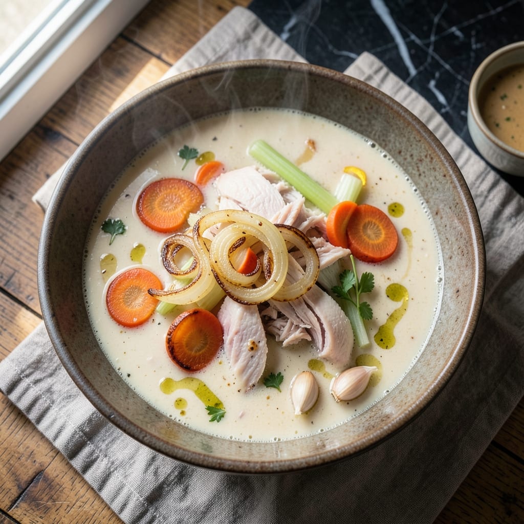 Alison Roman's Chicken Soup Recipe: Homestyle Healing With Caramelized Onions