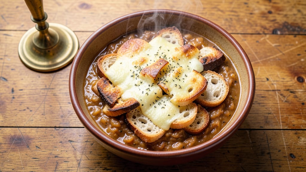Awesome French Onion Soup Recipe: Caramelized Onions and Gruyère Gold