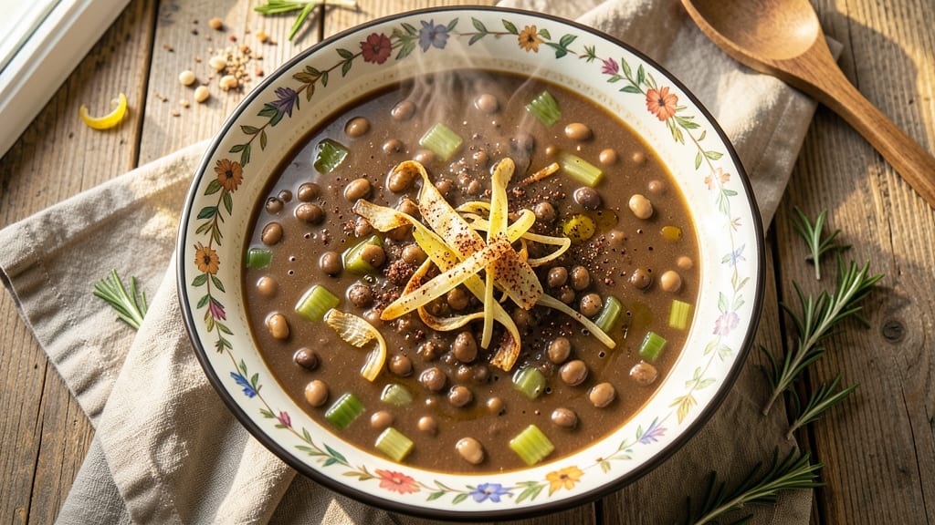 Black-Eyed Peas Soup Recipe Crock Pot: Slow-Cooked Smokiness With Crispy Celery Crowns
