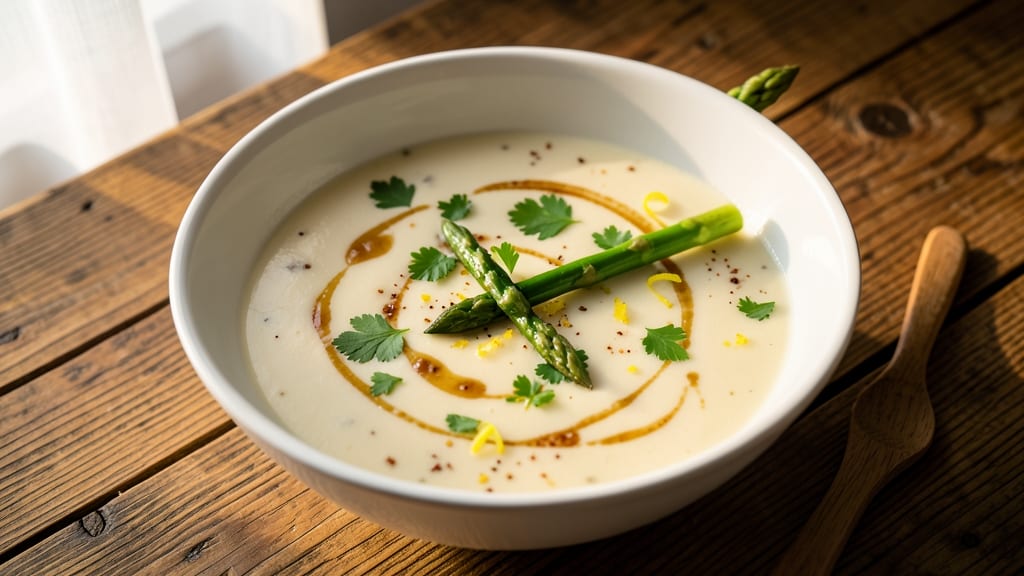 Asparagus Low-Fat Soup Recipe: Light Yet Rich With Earthy Depth