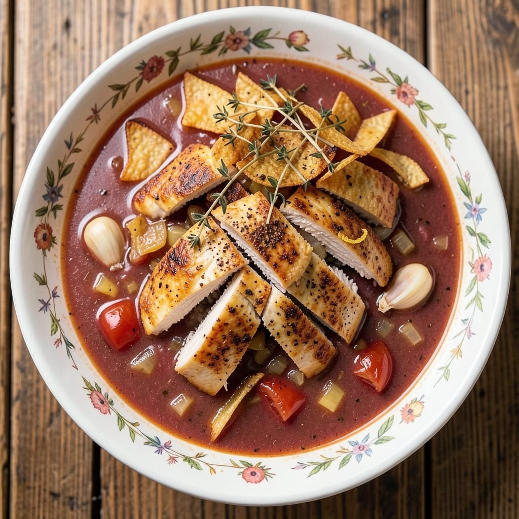 5 Star Chicken Tortilla Soup Recipe: Smoky Avocado Topping Magic