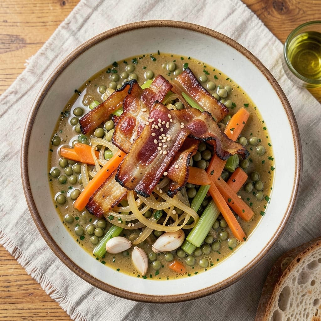 Adème Soup Recipe: Savory French Lentil and Bacon Delight