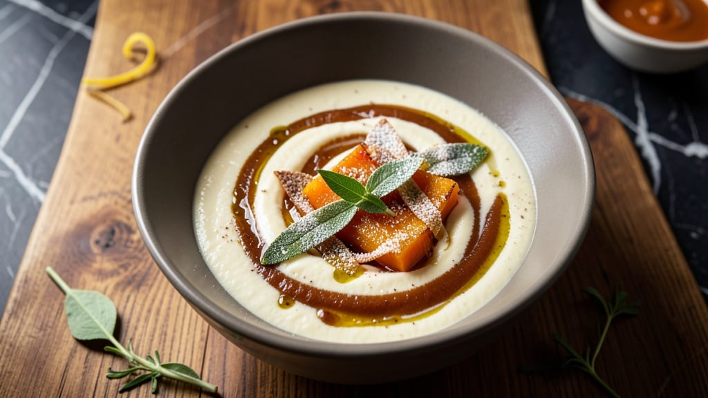 Barefoot Contessa Butternut Squash Soup Recipe: Roasted Squash Velvet With Toasted Sage Swirl