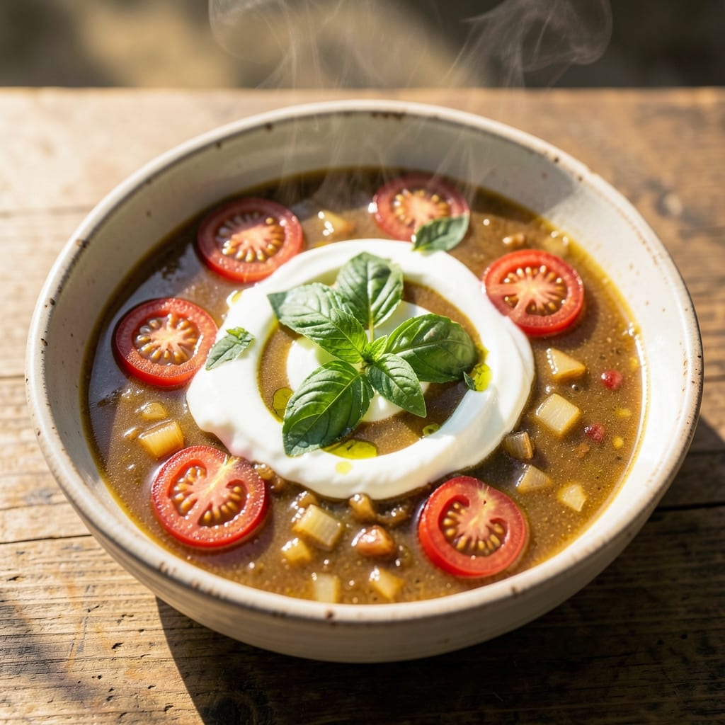 Air Fryer Tomato Soup Recipe with Fresh Tomatoes: Bright, Fresh Herb Finish in 20 Minutes