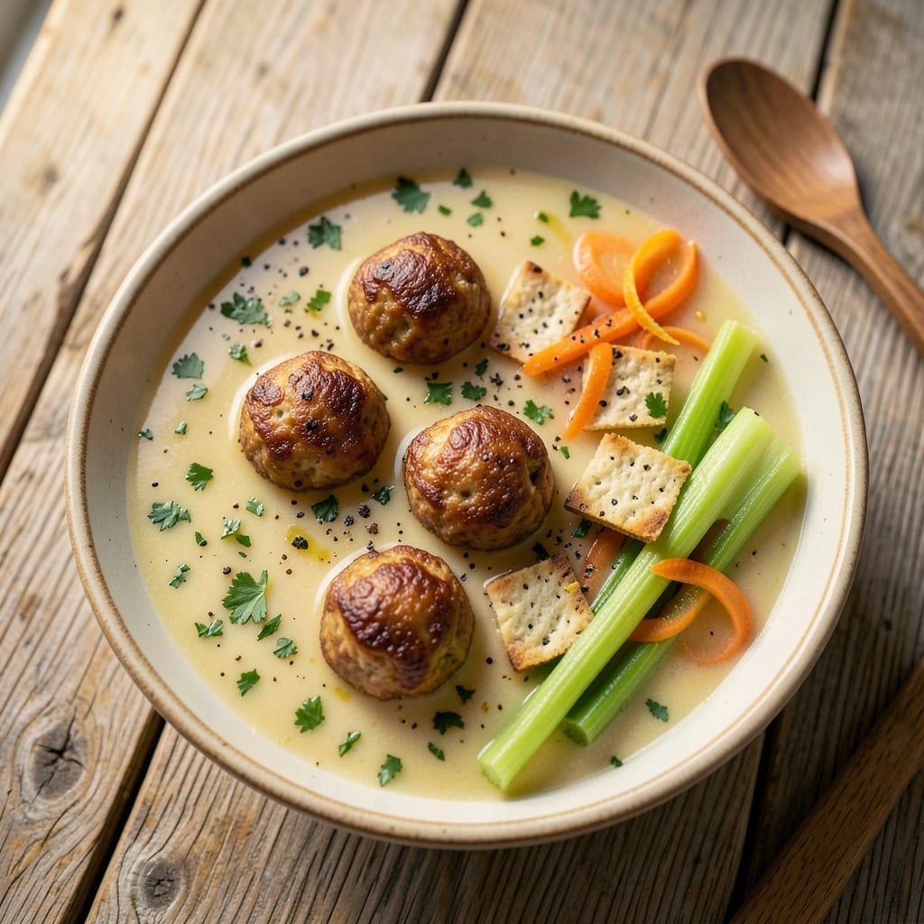 2nd Avenue Deli Matzo Ball Soup Recipe: Crispy Matzo Shells and Silky Broth