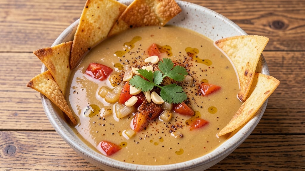 Blended Tortilla Soup Recipe: Smoky Avocado Cream Swirl Magic