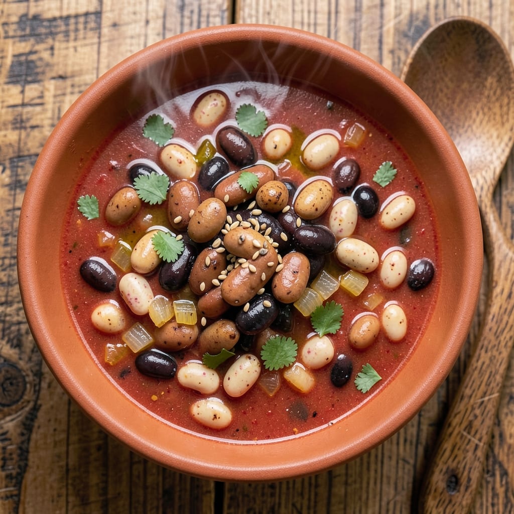 3 Bean Chilli Soup Recipe: Smoky Bean Trio That Simmers to Richness