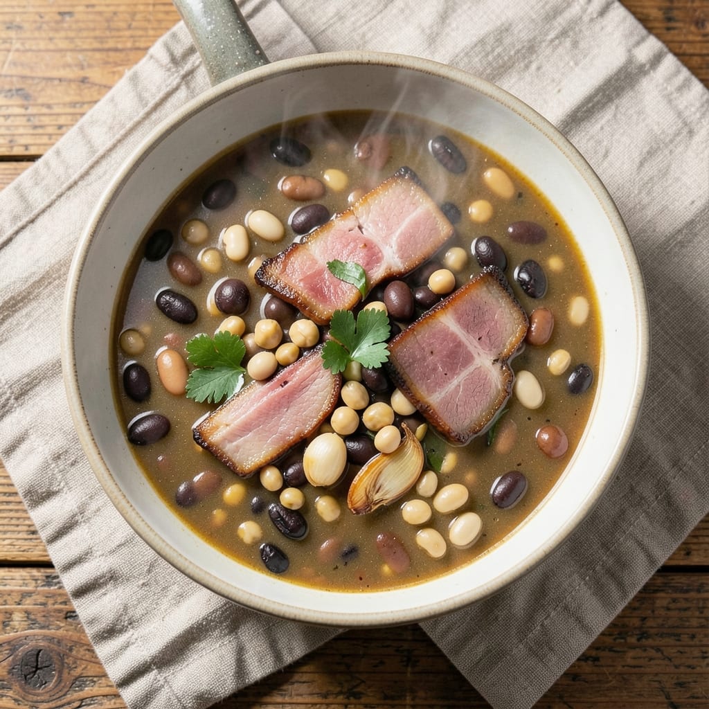 9 Bean Soup Recipe With Ham: Slow-Simmered Pantry Staples With Smoky Depth