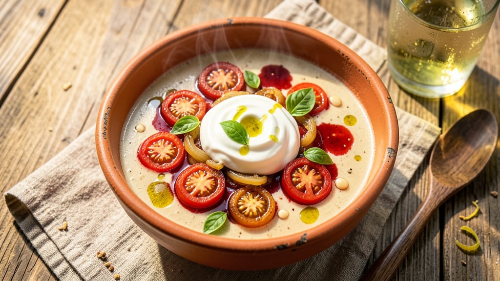 Best Ever Homemade Tomato Soup Recipe: Velvety Silken Texture With Fresh Basil Swirl