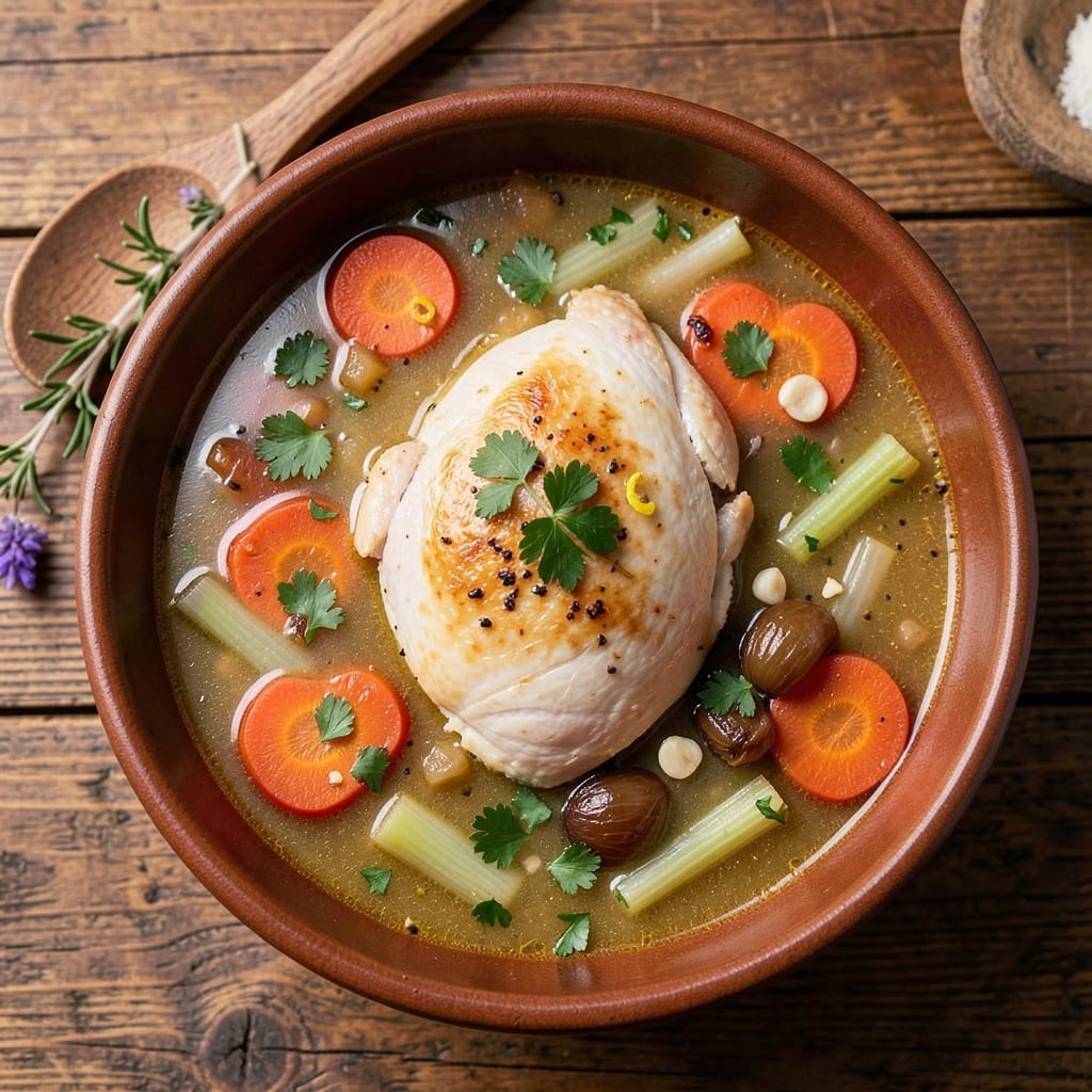 Alpine Village Inn Chicken Soup Recipe: Homestyle Creaminess With Toasted Herb Crunch