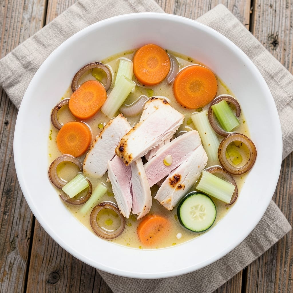 17-Day Diet Chicken Vegetable Soup Recipe: Lightweight Yet Hearty Protein Boost