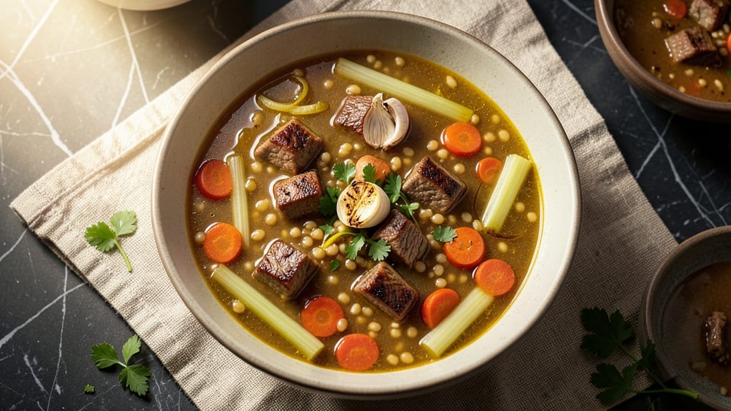 Beef Barley Soup Recipe From Scratch: Hearty Simmered Richness With Chewy Barley Bites