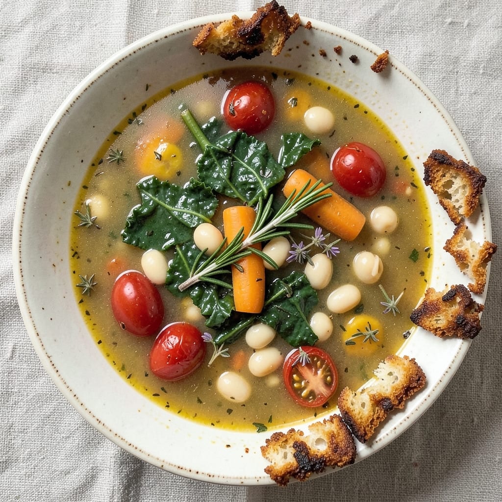 Alton Brown's Minestrone Soup Recipe: Toasted Herb Depth in One Pot